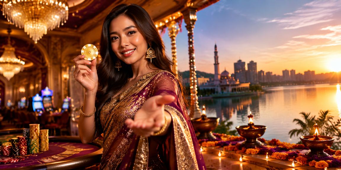 Suasana permainan malam di Putrajaya dengan paparan permainan kasino 50100